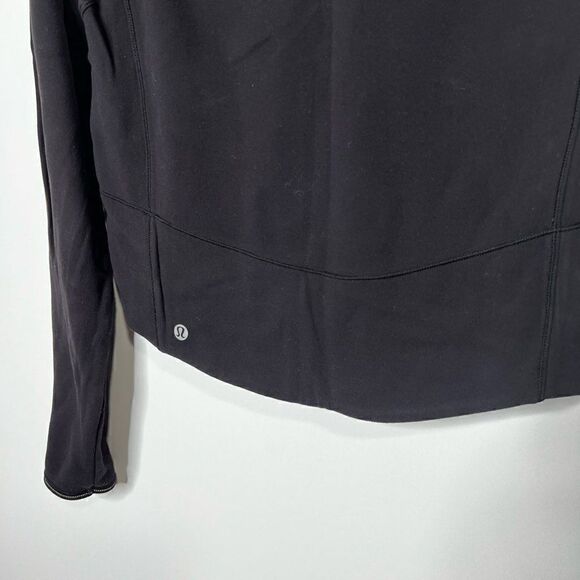 Lululemon Hill & Valley Black Mock Neck Long Sleeve  Pullover - Picture 10 of 14
